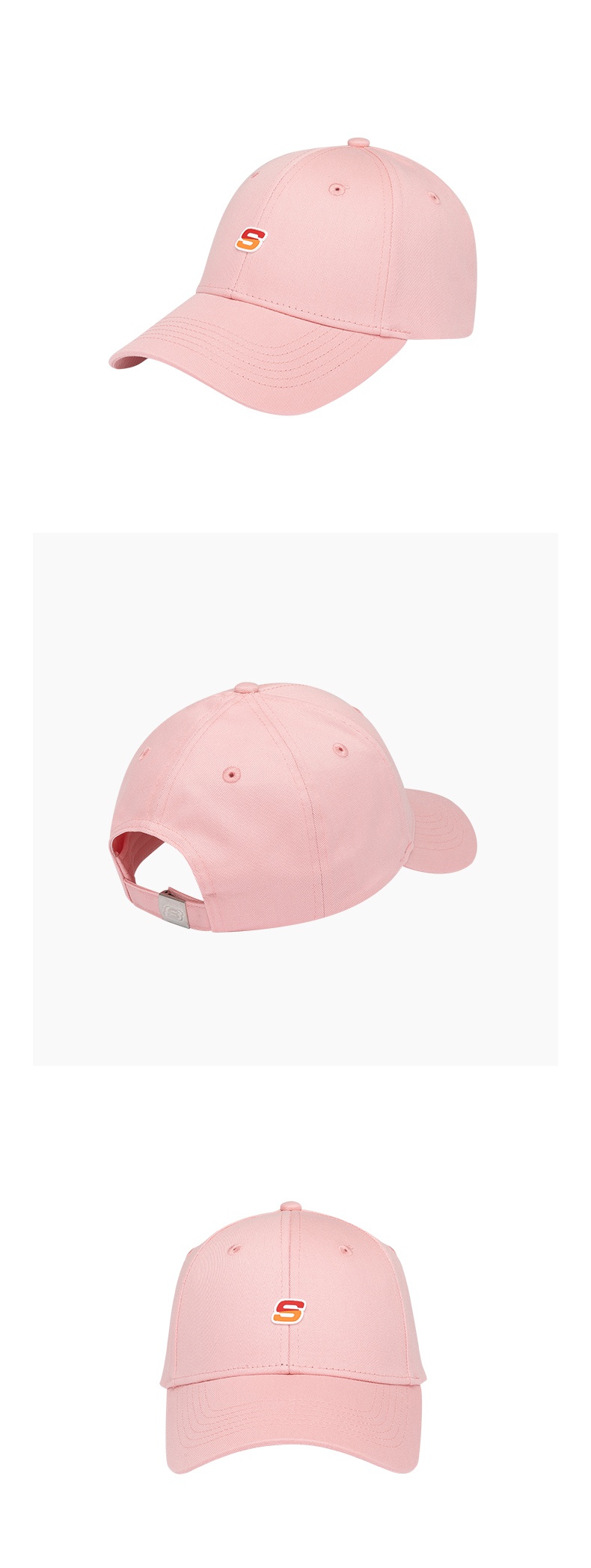 skechers斯凯奇秋季情侣款棒球帽运动纯棉休闲帽男女l420u027