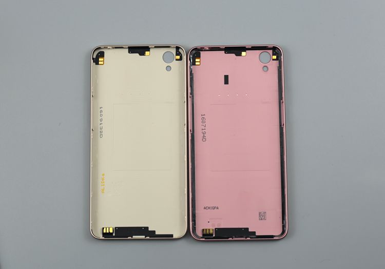 适用oppo电池盖a37m后盖a37t前壳中框屏框全套手机外壳卡托粉色后盖