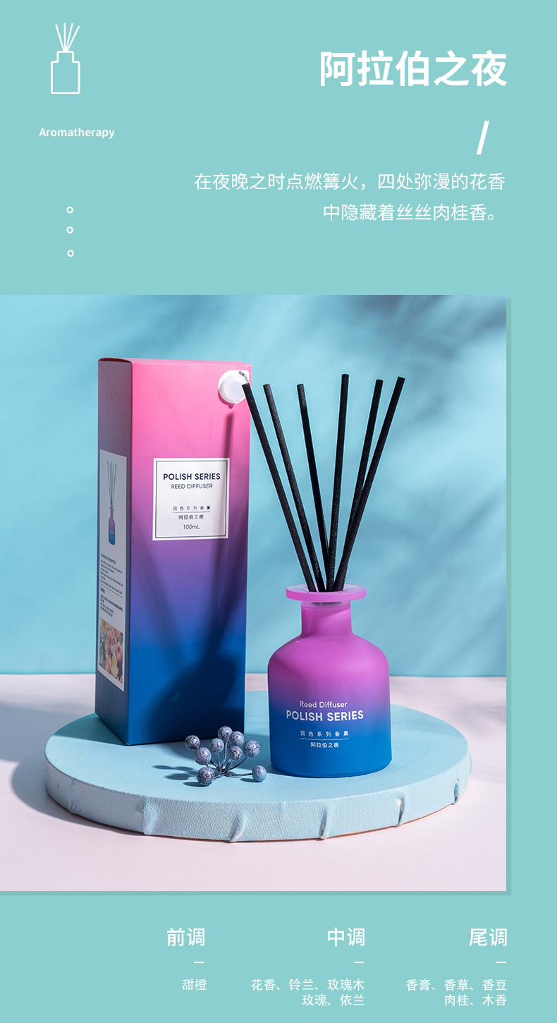 名创优品miniso润色系列香薰室内卧室厕所清新剂家用净化空气