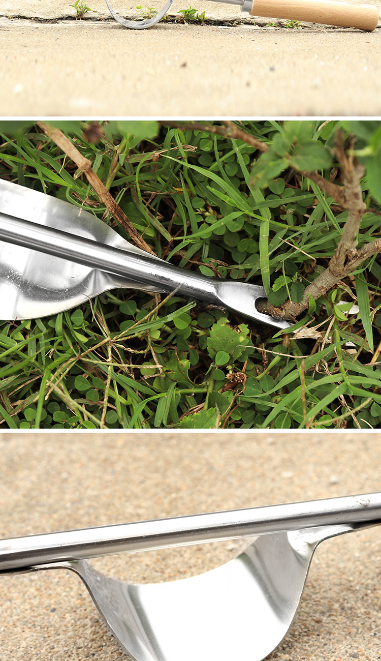 番易园艺除草工具拔草挖野菜用具种花种菜小铲子不锈钢起苗神器