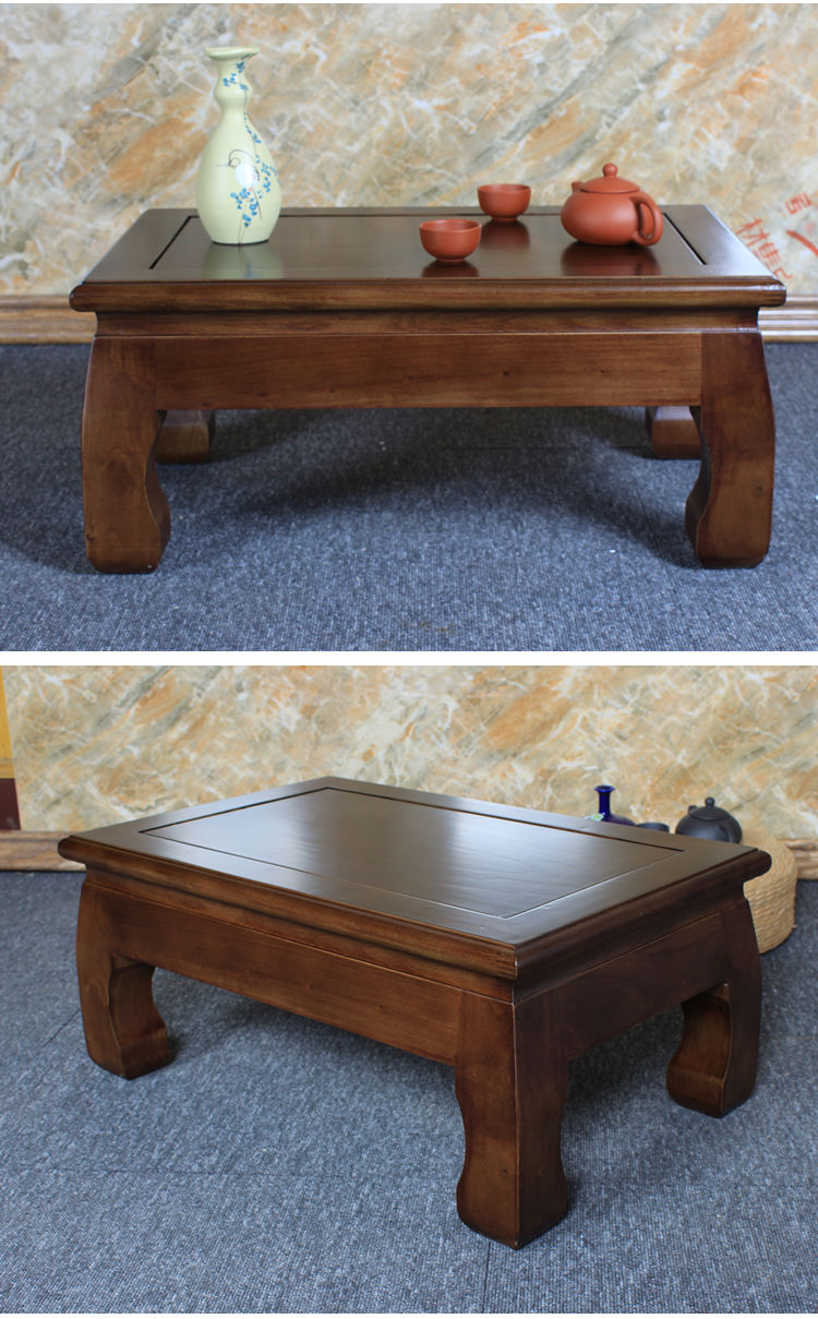 实木炕桌家用榻榻米桌飘窗桌小茶几小炕桌炕几东北炕桌窗台桌【价格