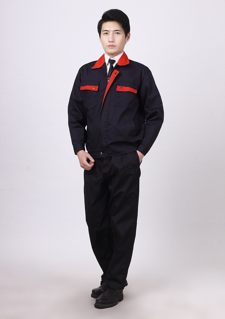 长袖工作服套装男女上衣工装汽修服车间厂服工程服劳保服耐磨 hlcoman