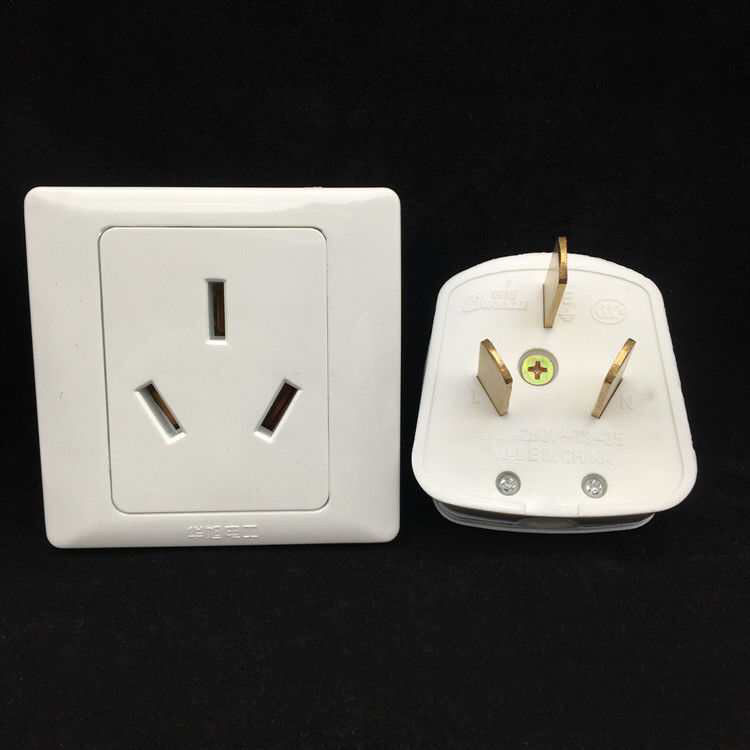 25a三孔插座插头25a空调插座热水器电饭锅大功率墙壁插座 10a公牛三脚