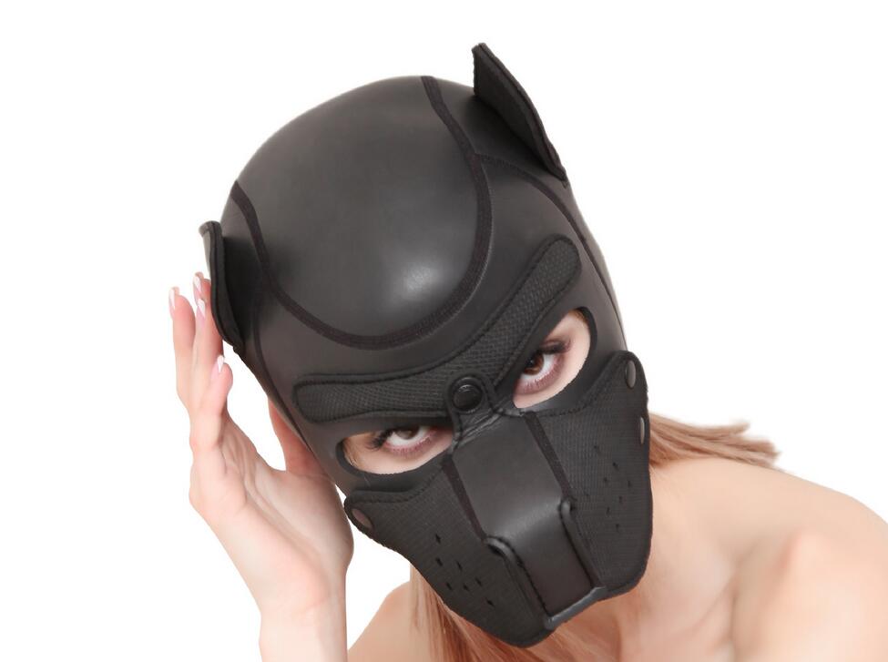 优质sm狗奴头套狗头情趣调教刑具捆绑狗脑袋头套面罩工具成人用品