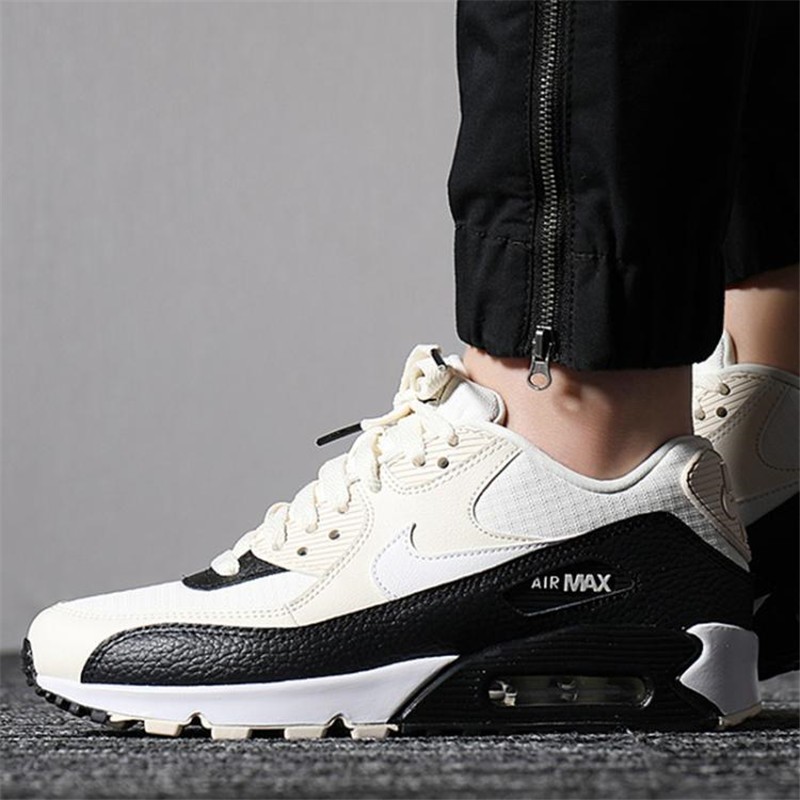 nike耐克女鞋2019春季新款airmax90气垫缓冲时尚休闲跑步鞋