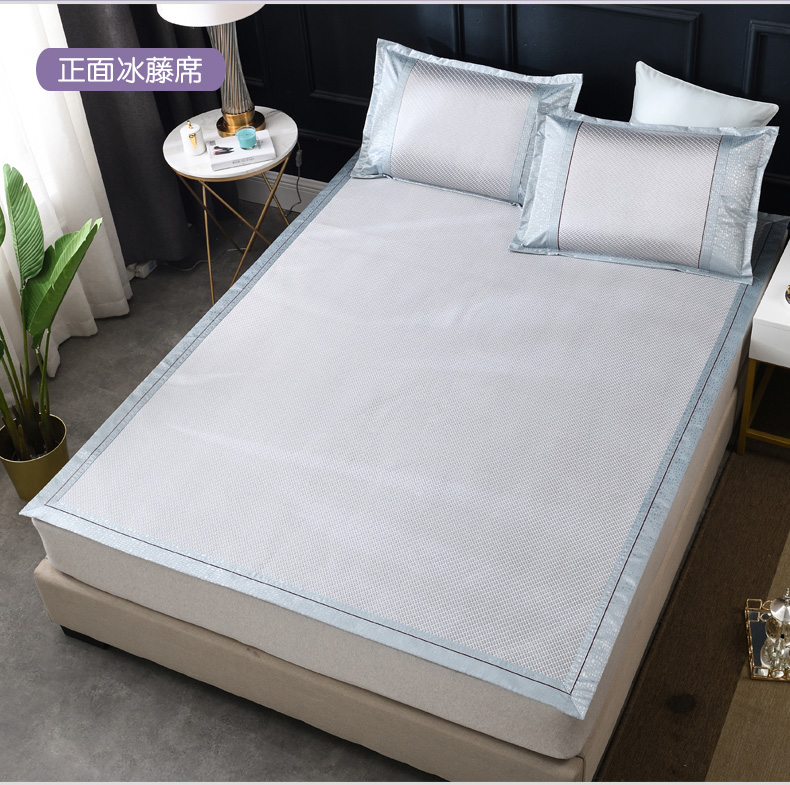 夏季凉席冰丝席单人学生宿舍折叠席子09m10m12m15米18m床