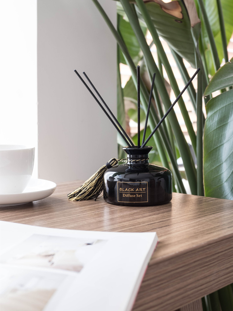 五星级酒店大堂香氛无火藤条香薰礼盒精油家用卫生间香格里拉白茶