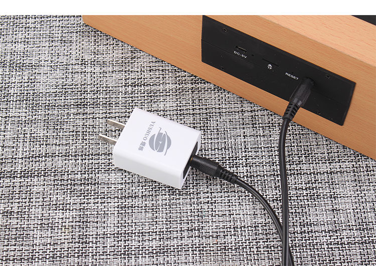 蓝牙音频接收器家用功放音响无线手机蓝牙适配器aux无损立体声黑色