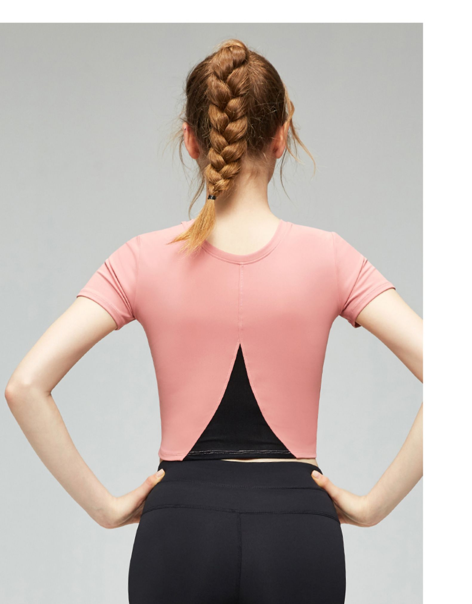 浩沙2020新款瑜伽服女短袖t恤薄款跑步运动上衣速干专业健身夏天