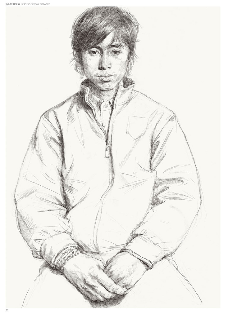 惠典正版经典全集素描半身像带手人物线性临摹书写生画照片中国美术