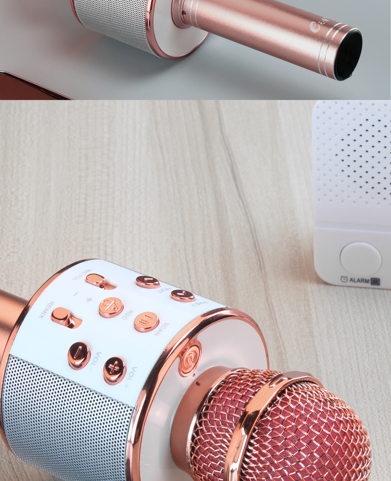 e之音 全民k歌神器手机麦克风无线蓝牙唱歌儿童话筒音响一体麦克风