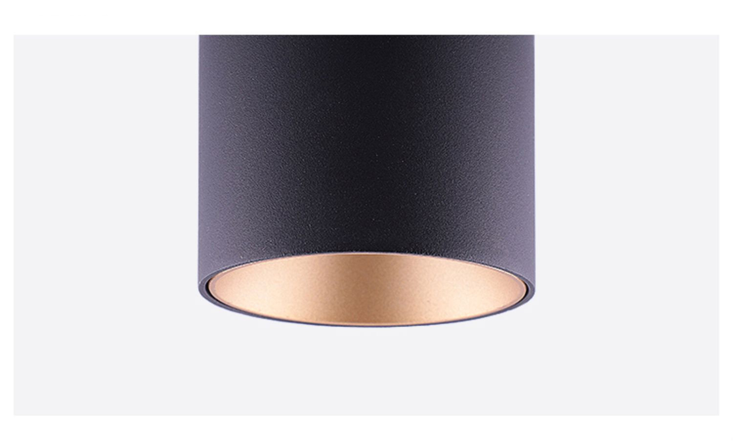 圆形led明装筒灯免开孔吸顶单头客厅天花cob明装射灯