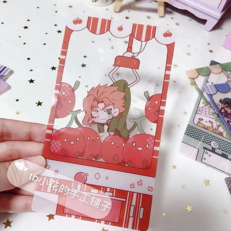 jojo的奇妙冒险周边娃娃机透卡动漫透卡明信片二次元布加拉提茶哥