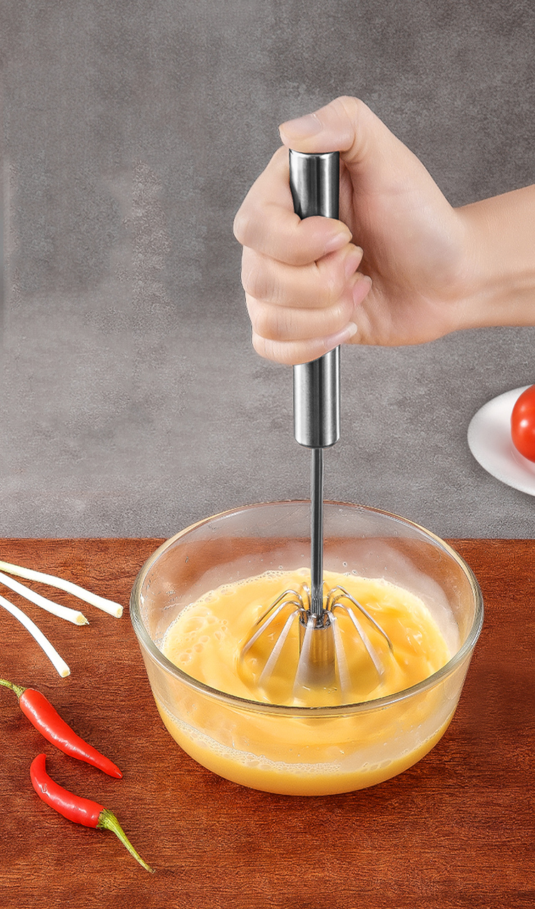 【半自动打蛋器(25cm小号)】打蛋器非电动家用迷你型半自动打蛋器手动