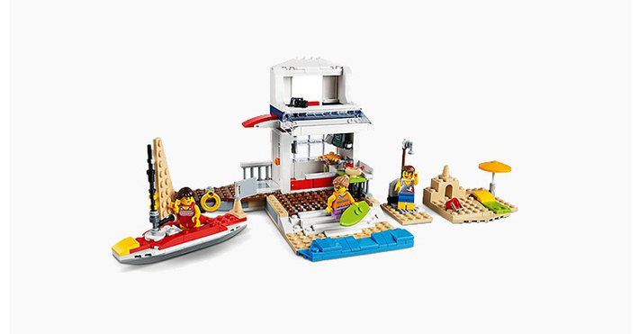 乐高(lego)拼插玩具31083 lego乐高玩具创意系列三合一巡航大历险