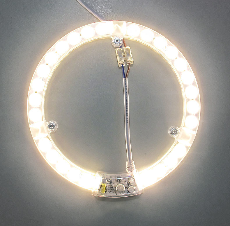 t5t8圆形灯管环形t6吸顶灯芯22/32/40w三基色四针led节能灯 led模组