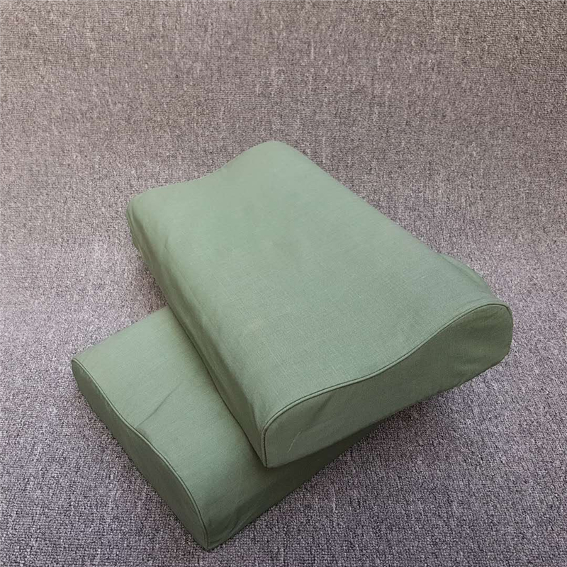 皖尧军绿色单人枕头my-003学生军训养老院慰问品军绿色