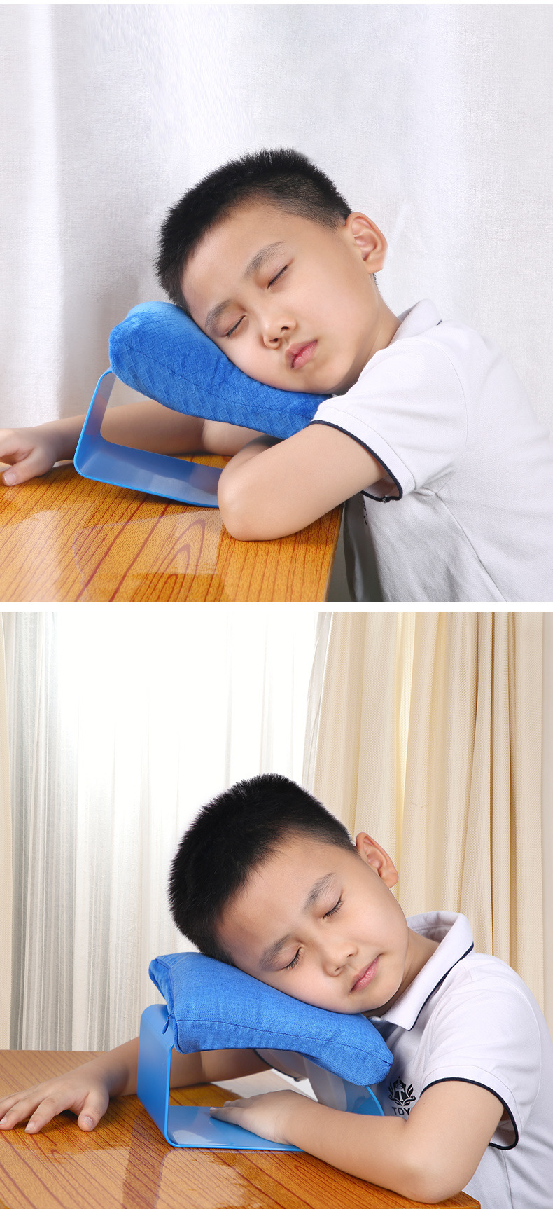 高度学生午睡枕趴睡枕儿童午睡趴趴枕趴睡枕头趴睡枕桌上午休小学生