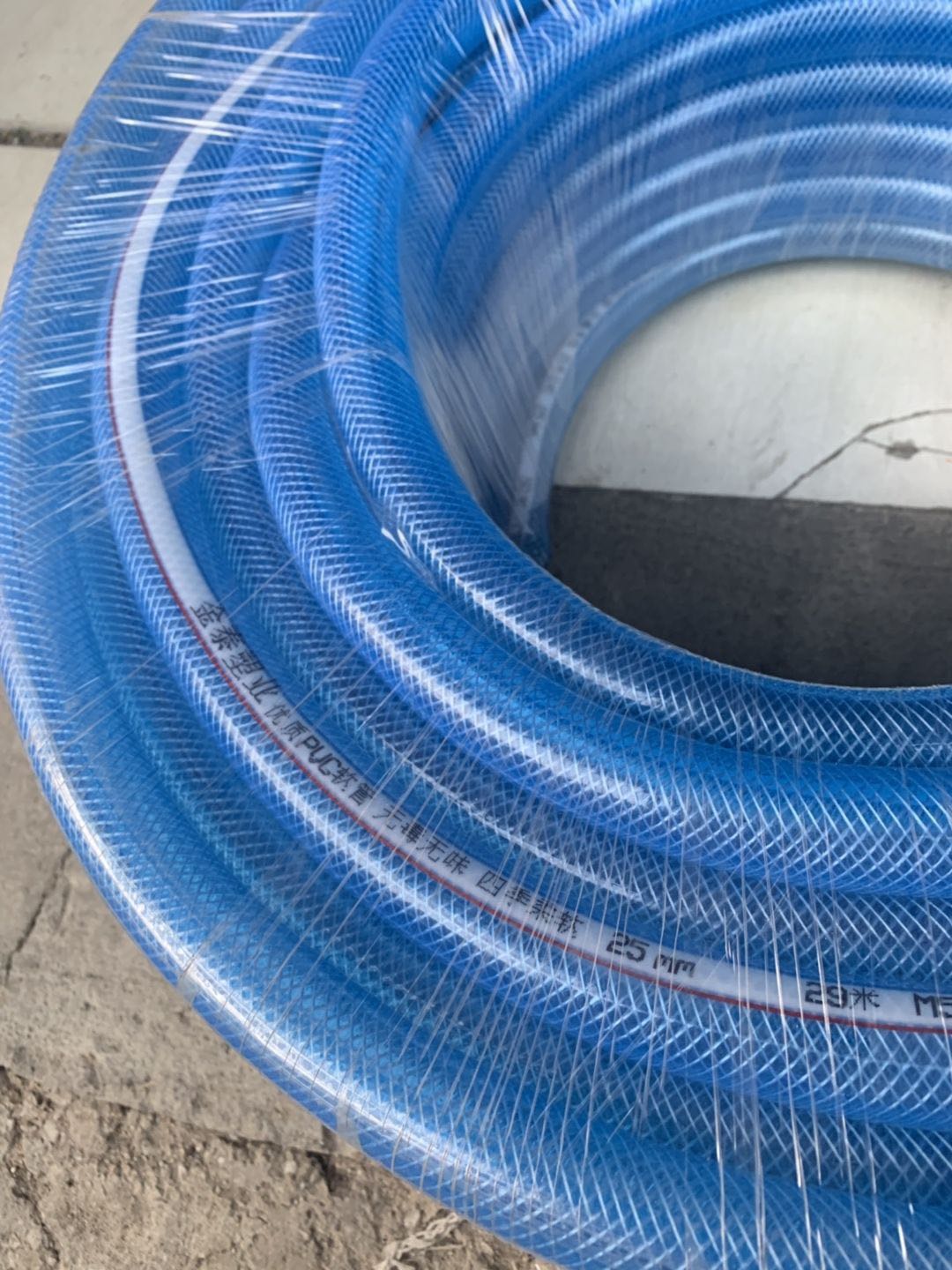 蓝管子水龙头6分4分软管水管园林蛇皮管洗车管防冻尼龙管增强软管