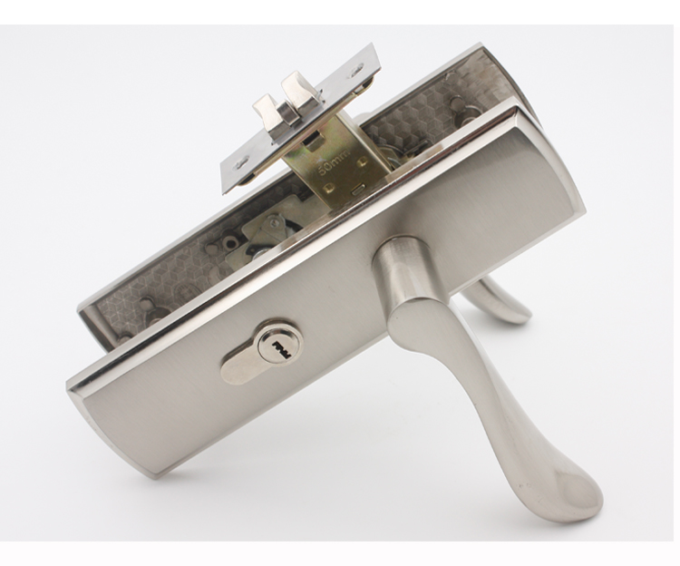 jing ping单舌门锁把手锁室内浴室锁头实木门家用房间净化工程彩钢板