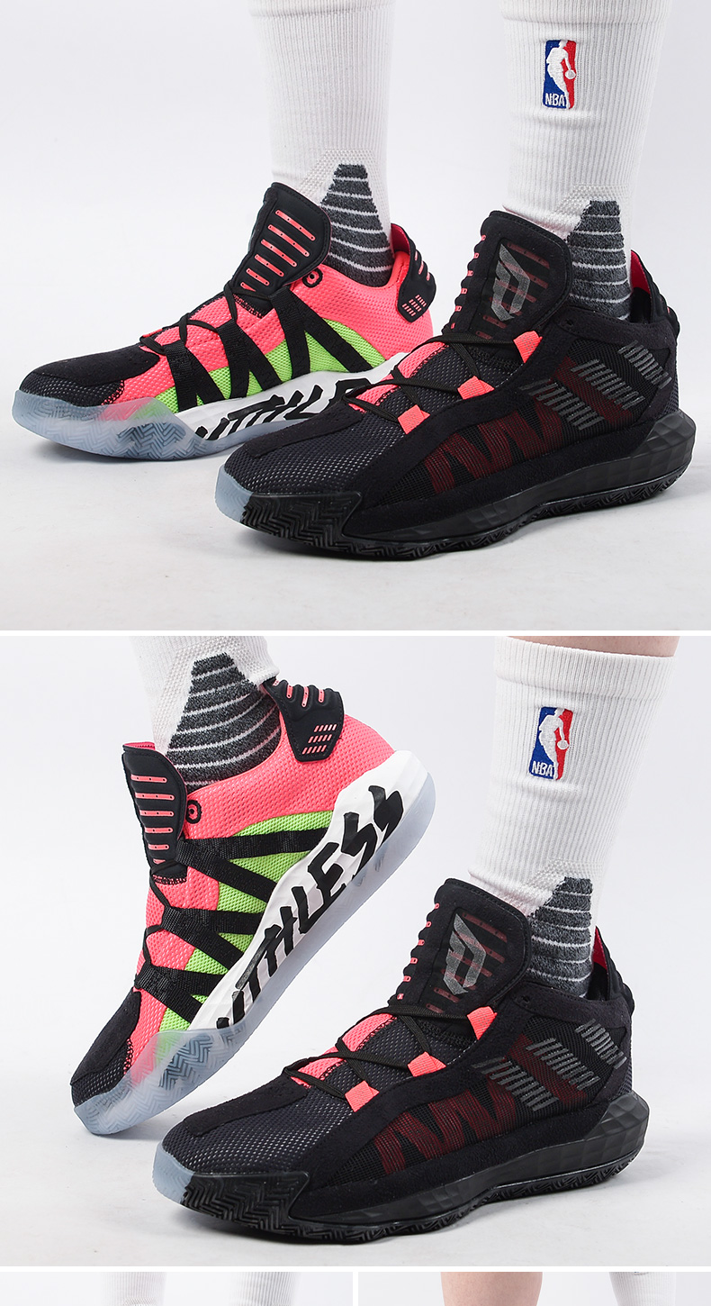 阿迪达斯男2020新款dame6利拉德6代篮球鞋实战运动鞋战靴eh1994