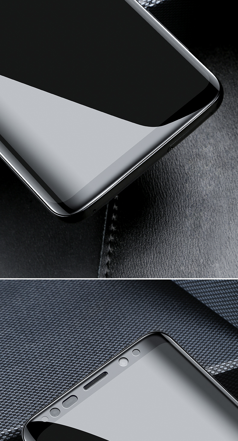 三星s8钢化膜s9微晶软膜s10磨砂s9plus无白边全屏覆盖note8note9热弯