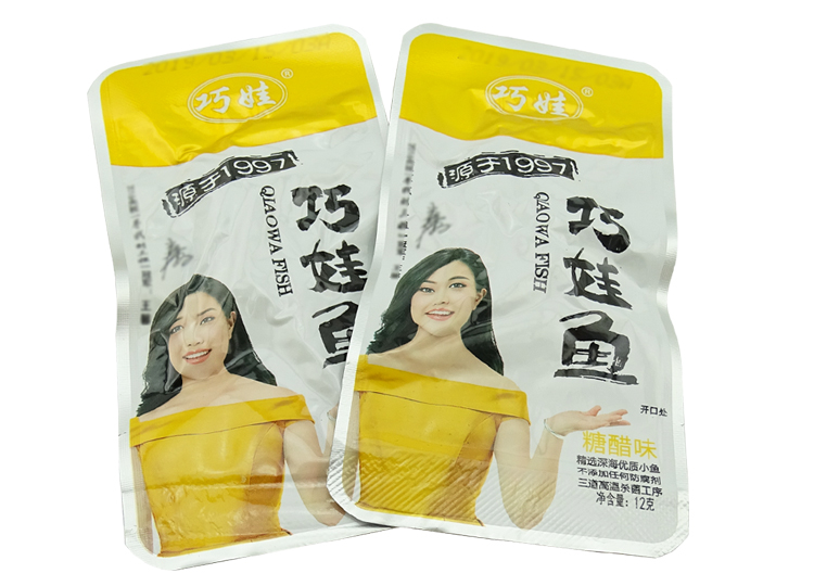 巧娃海味即食 巧娃 糖醋味鱼仔266g整盒装巧娃鱼毛毛即食海味鱼干儿童