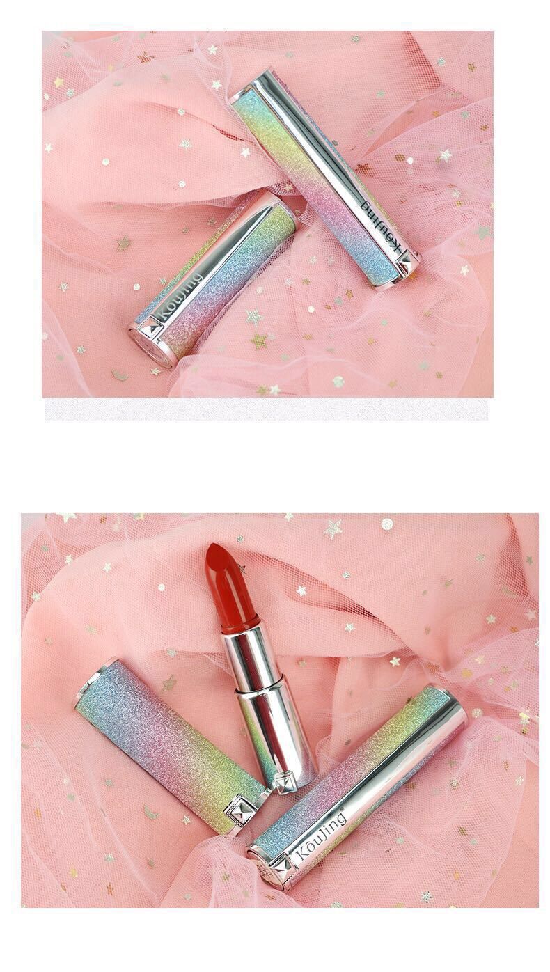 热推寇静星空口红蔻静哑光滋润雾面唇膏不易粘杯色口红