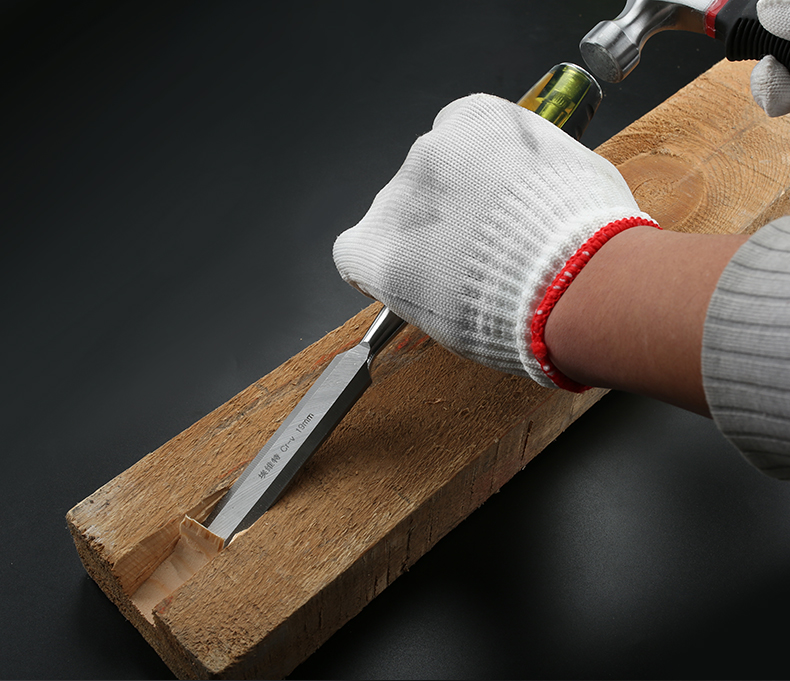 定做木工凿子平凿扁凿扁铲凿刀木工工具木凿套装雕刻穿心柄木凿32mm木