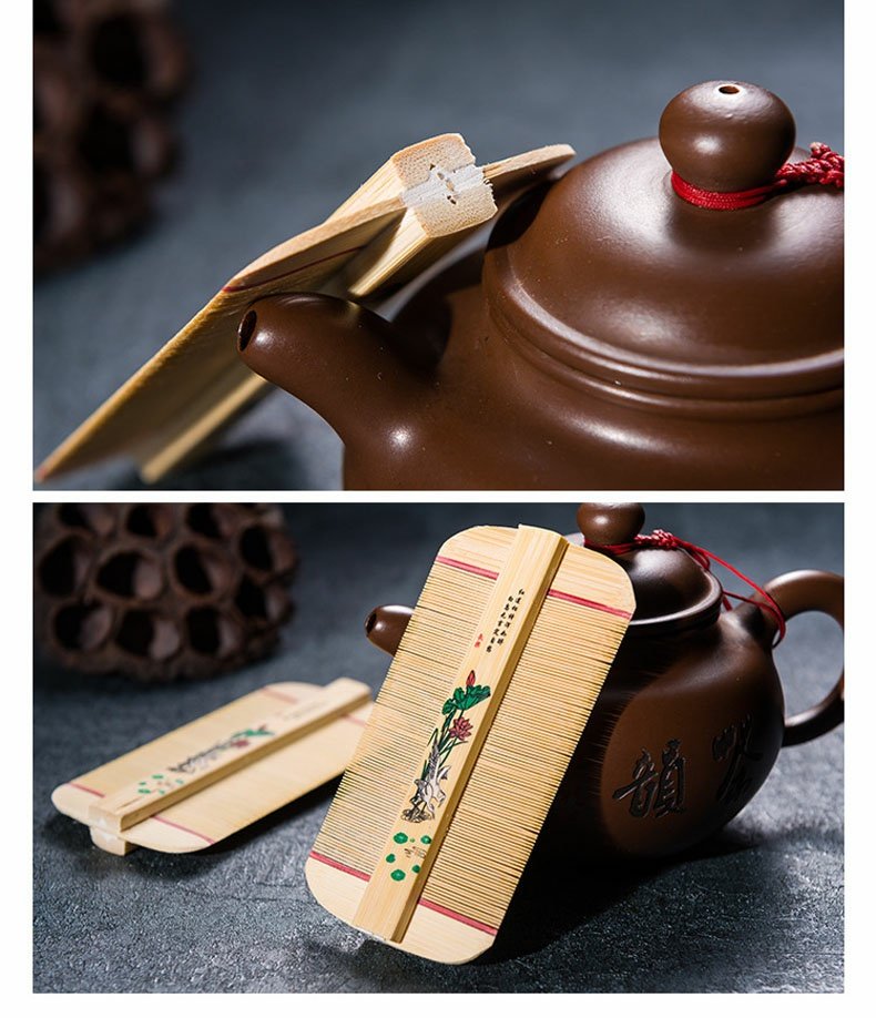 敬平竹篦子梳去虱子竹制超密齿加密梳子女儿童刮头发蓖老式除头虱梳子