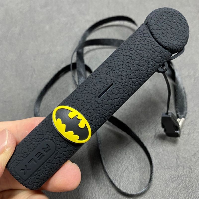 悦克三代保护套刻relx第灵点硅胶套烟杆皮套悦电子relax3代送挂绳黑色