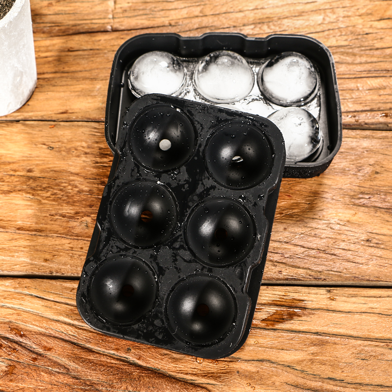 艺呈硅胶球形冰块15格冰格模具 酒吧威士忌圆形制冰器 鸡尾酒冰块模型