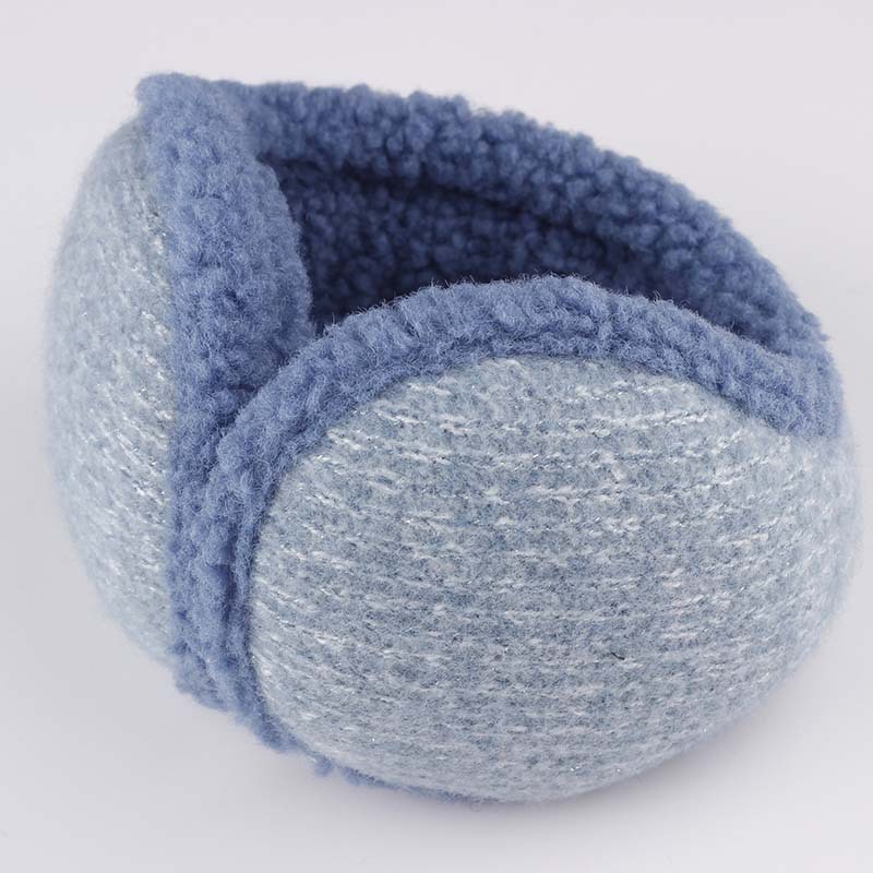 御蓝锦哈尔滨旅游保暖装备针织护耳毛绒耳罩男女款新疆东北雪乡防寒