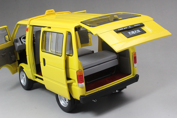 原厂天津大发大发出租模型面的dafa118合金仿真汽车模型收藏送礼色