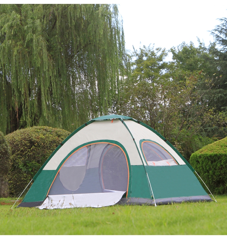 魅扣帐篷 魅扣帐篷户外2人野营加厚装备便携自动弹开3-4人露营野外防