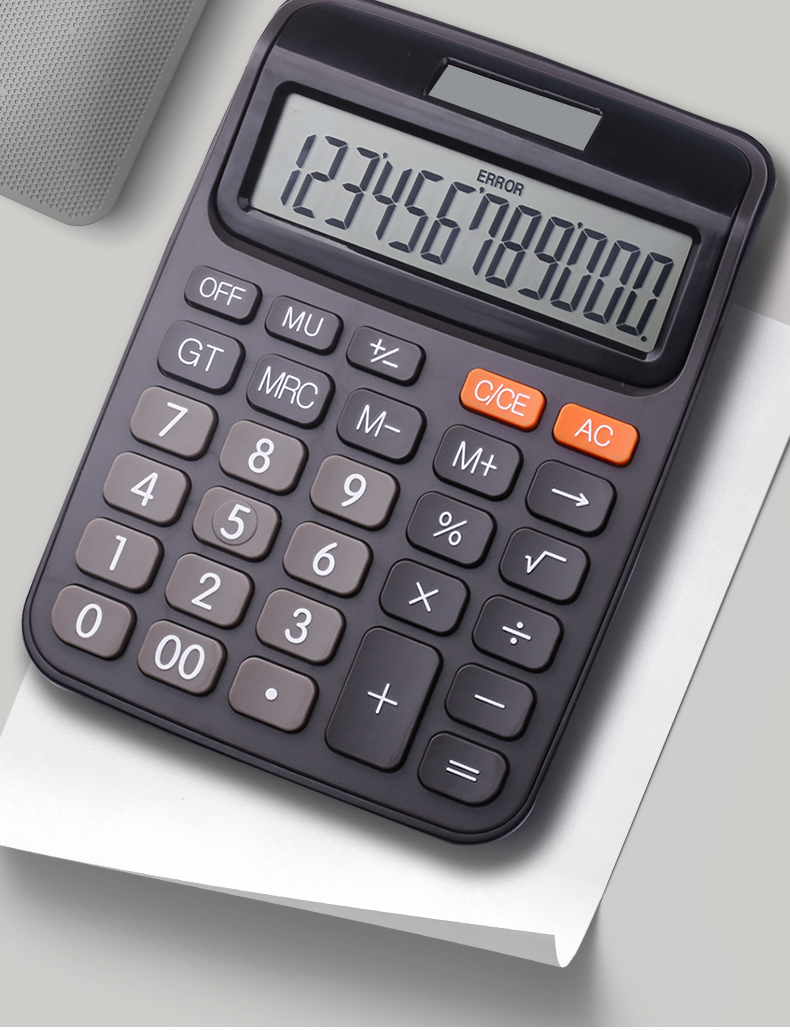 带语音计算器计算机太阳能真人音大按键财务会计专用学