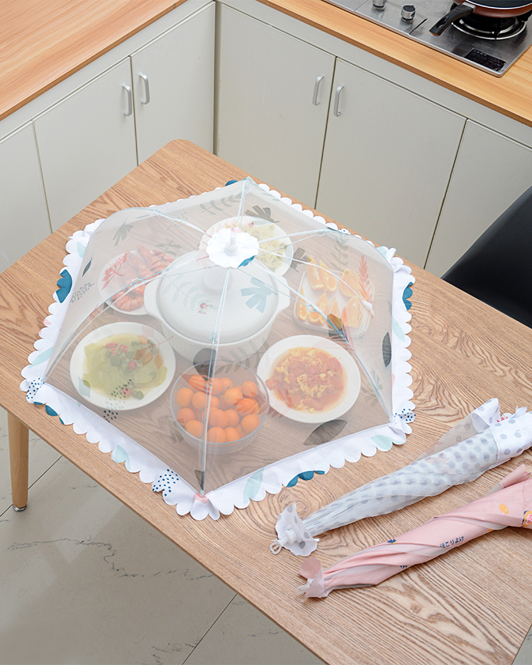 haoyangdao饭菜罩子盖菜罩折叠餐桌罩防蝇剩菜罩剩饭罩器家用遮伞菜