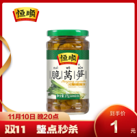 恒顺脆莴笋375g 酱莴苣江苏镇江特产 下饭小菜 酱菜榨菜