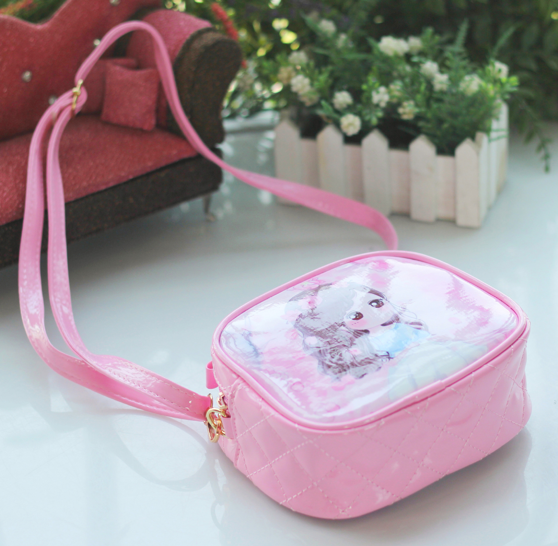 小孩包包可爱斜挎包女童洋气百搭迷你小背包女孩时尚小包公主钱包new