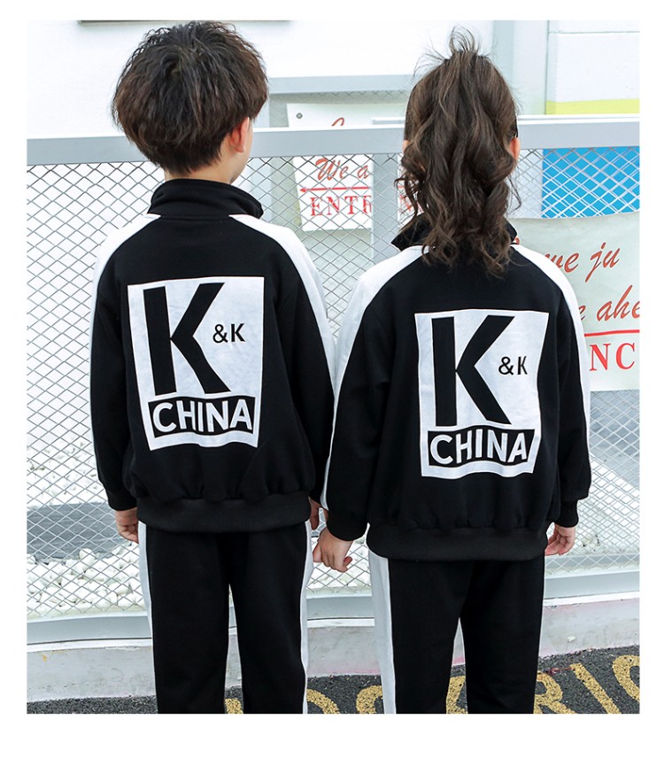 度度兔dudutu李现kk队服亲爱的热爱的同款童装男童秋装套装2021新款