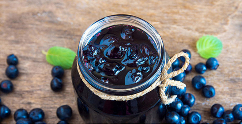 合利源蓝莓酱大兴安岭野生蓝莓果酱250g面包蛋糕冰淇淋早餐果酱涂抹
