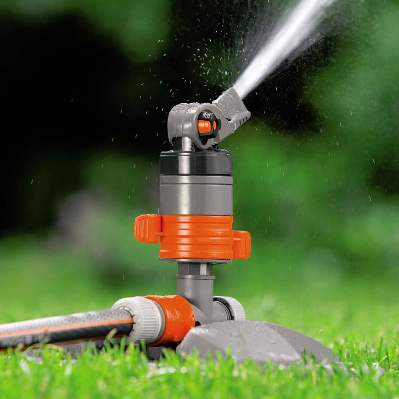 回固 自动浇花洒水器花园坪喷淋器园艺浇花旋转喷头 10米水管套装