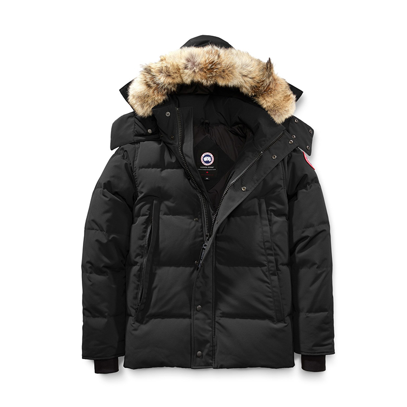 canada goose加拿大鹅加鹅 wyndham系列男士连帽羽绒服羽绒派克大衣