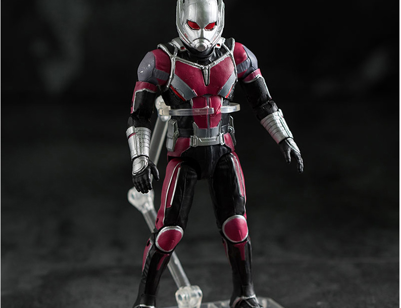 中动玩具1901067寸蚁人漫威手办复仇者联盟关节可动手办玩具支架款