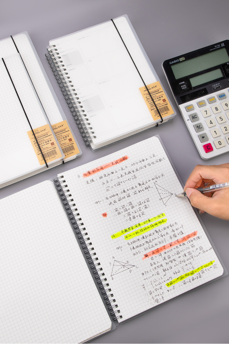 《康奈尔线圈笔记本a4/a5/b5笔记本学生错题本小学初中生线圈本活页