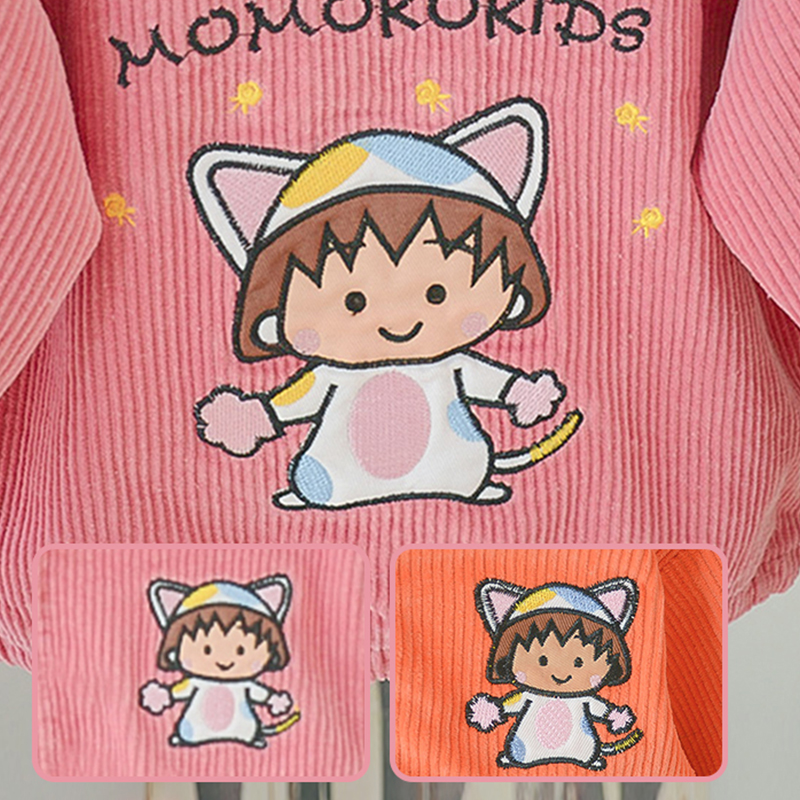 洋气儿童卡通公主棉衣服粉色网纱波点上衣针织纯棉面料73cm建议身高61