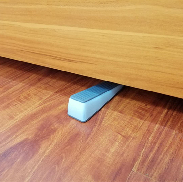 白色永保阻门器免打孔橡胶门塞门挡门阻门楔子门卡顶门器防撞防风门堵