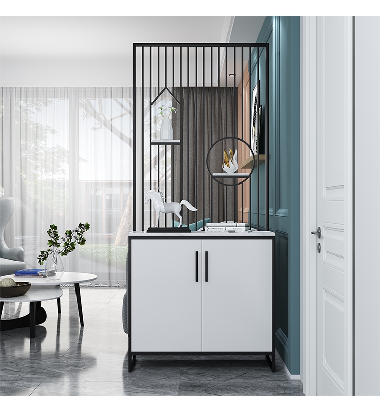 符象定制轻奢入户屏风鞋柜带抽屉一体玄关柜装饰柜简约客厅间厅柜隔断