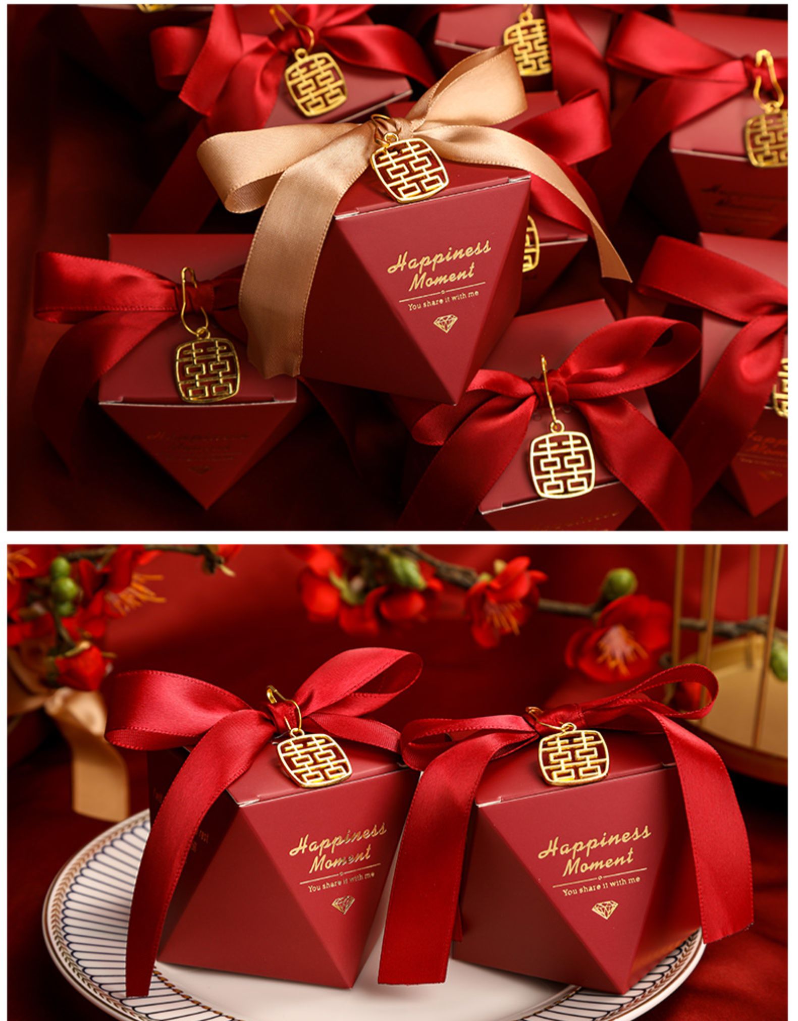 喜糖盒礼盒装糖果包装空盒子欧式iins婚庆伴手礼2021新款创意结婚