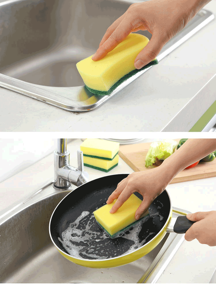洗碗海绵块厨房刷碗完洗锅神器清洁魔力擦神奇魔术擦锅百洁布海棉12个